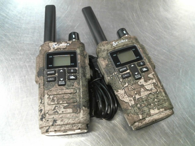 Pair de walkie talkies chargeur