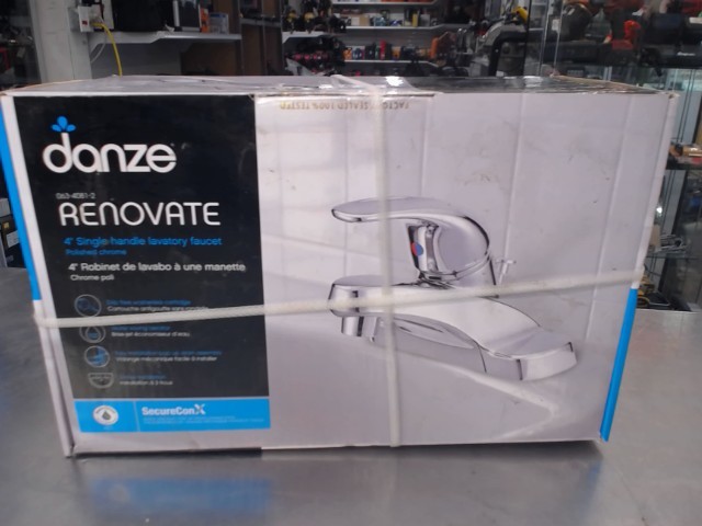 Single handle lavatory
