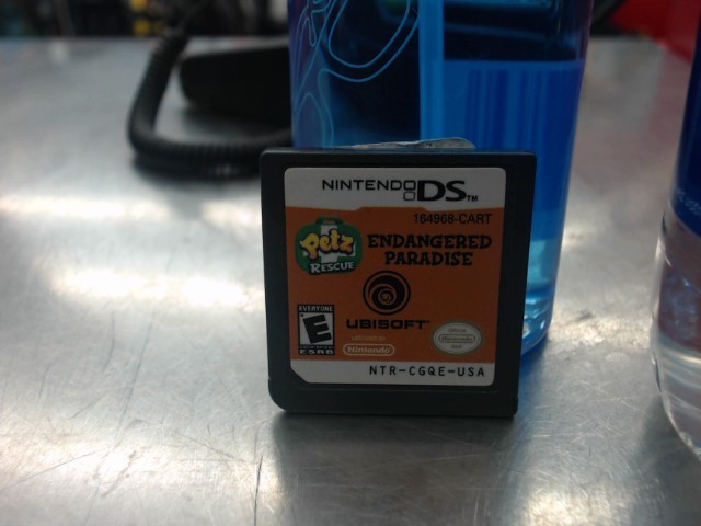 Petz rescue endangered paradise ds