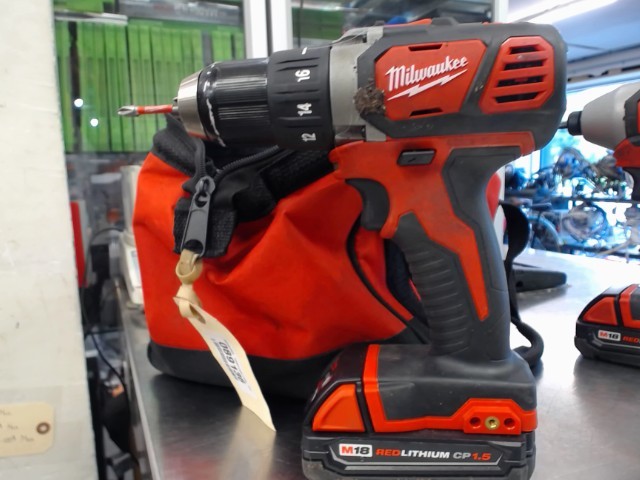 Drill driver milwaukee + batt 1.5ah