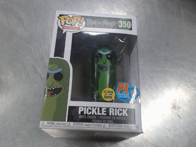 Rick and morty pop figurine pickle rick