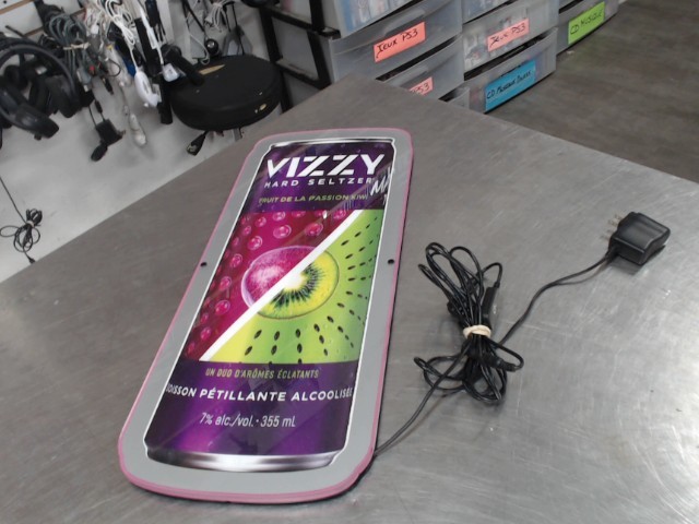 Panneau led vizzy hard seltzer