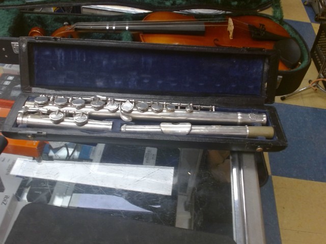 Flute en argent avec hard case