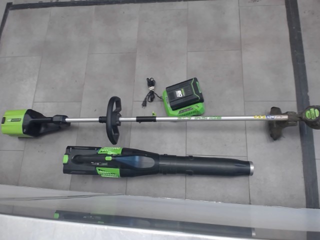 Blower a gaz+batt+charger+weedeater