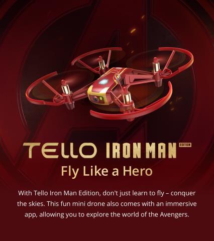 Petit drone edition iron man