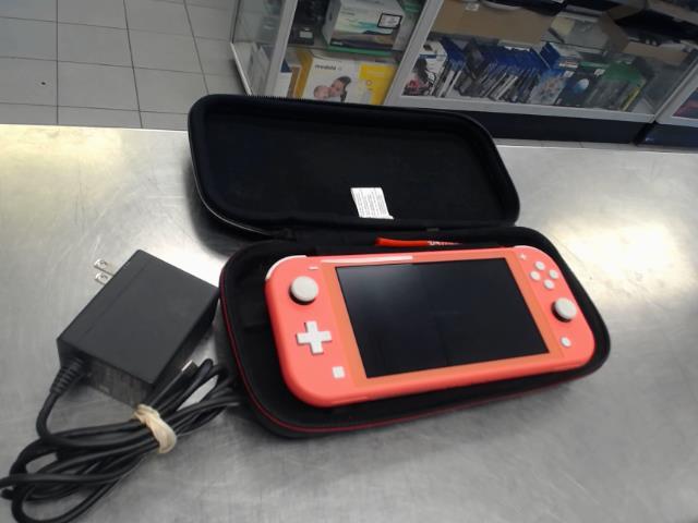 Console nintendo lite rose dans sac