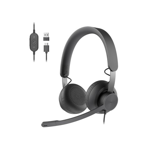 Casque usb filaire avec micro brand new