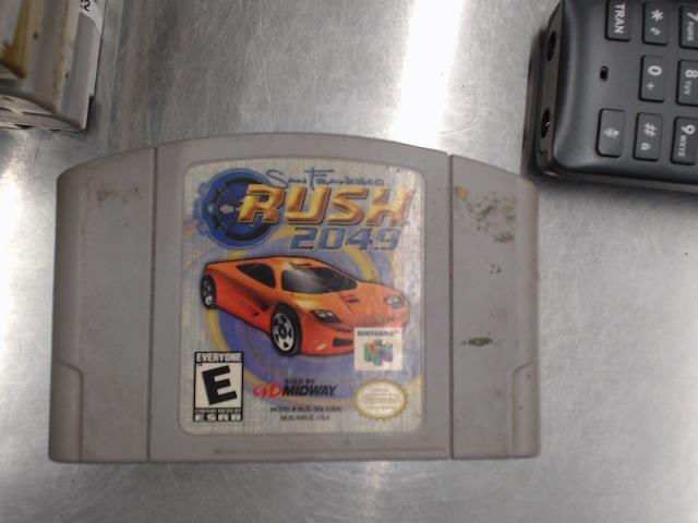 Jeu nintendo 64 san francisco rush 2049