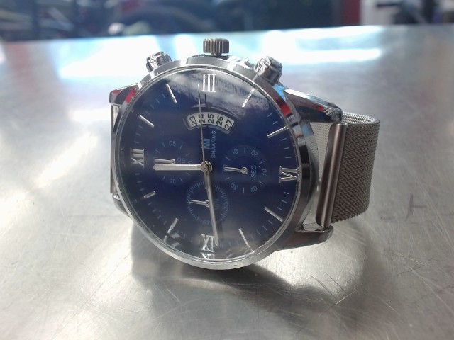 Montre bleu et gris