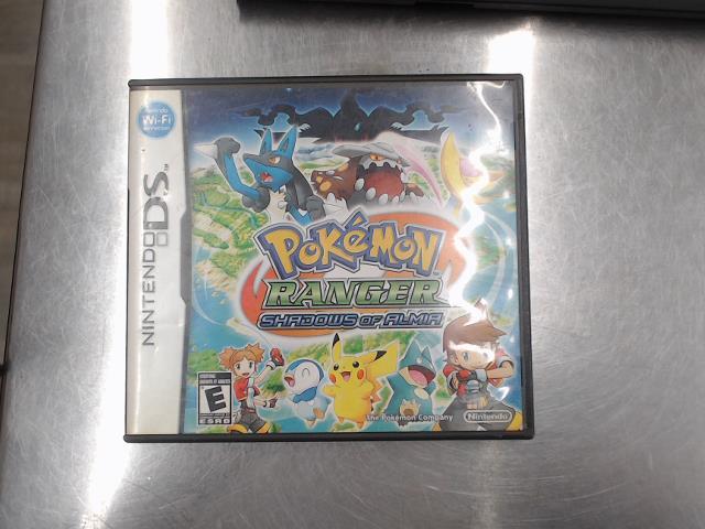 Nintendo ds pokmon ranger shadows almia