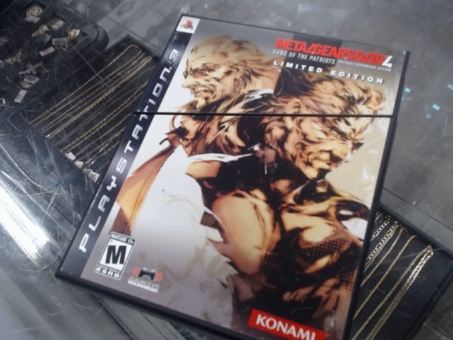 Metal gear solid 4 limited edition