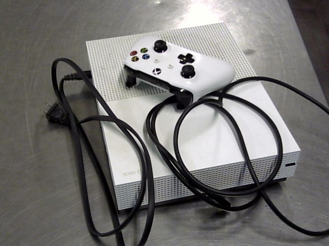 Xbox one s blanche +manette+cable
