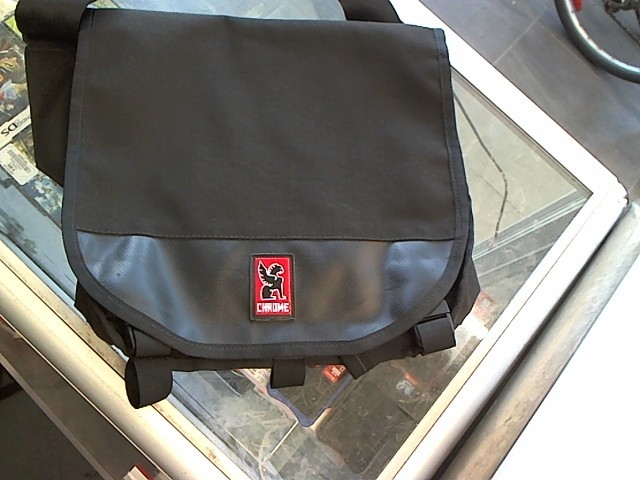 Chrome courier satchel bag