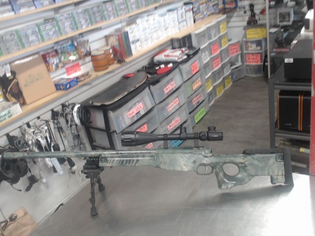 Sniper airsoft+scope(6-24x50)+trepied
