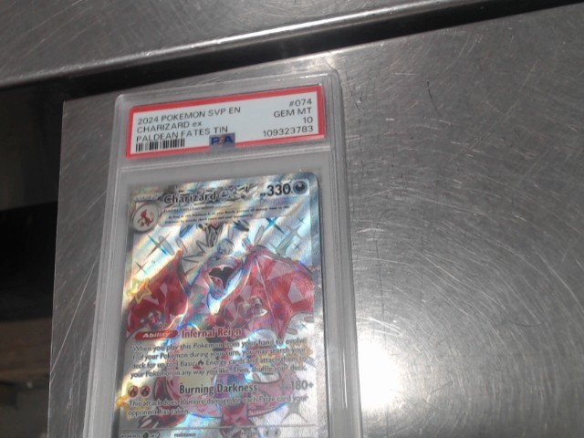 Carte charizard ex paldean fates grad.10