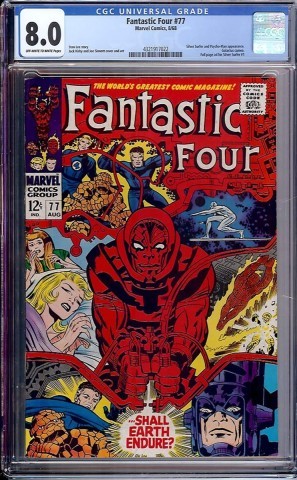 Fantastic four #77 cgc 8.0