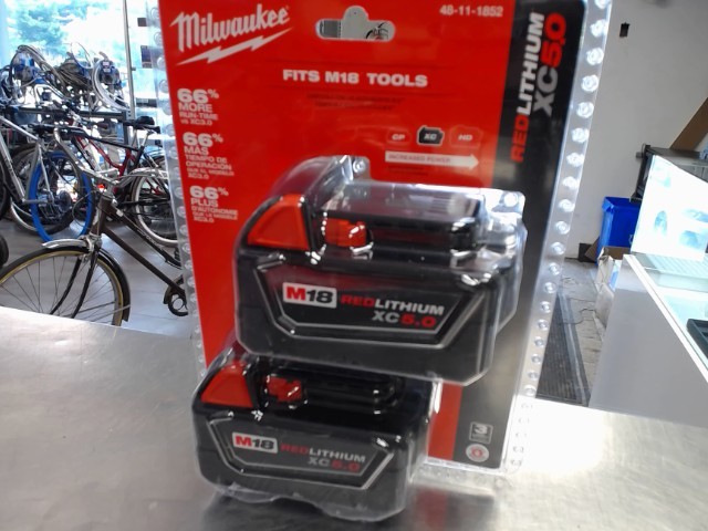 Double pack batterie 5ah new