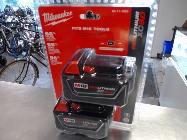 Double pack batterie 5ah new