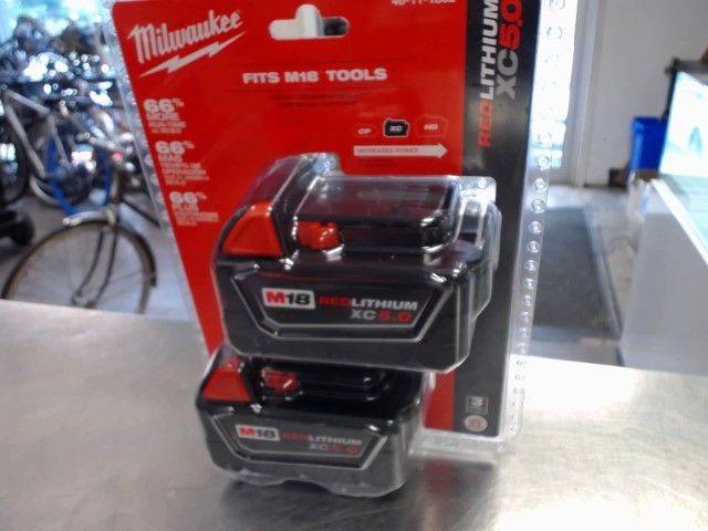 Double pack batterie 5ah new