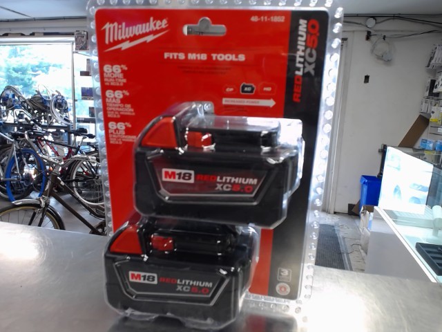Double pack batterie 5ah new