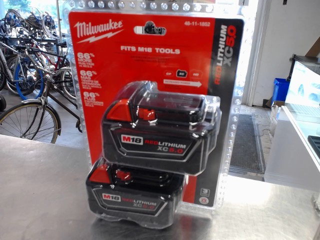 Double pack batterie 5ah new