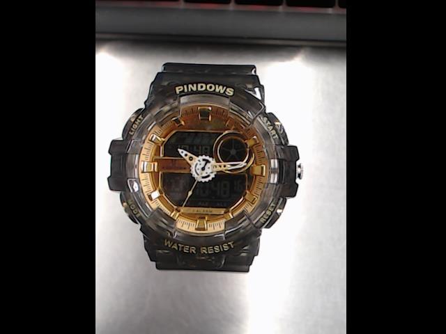 Montre pindow black and gold