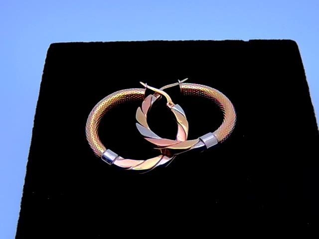 BOUCLES D OREILLES EN OR 10KT