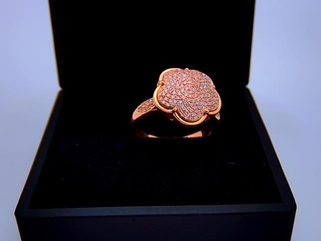 BAGUE EN OR 14KT AVEC DIAMANTS