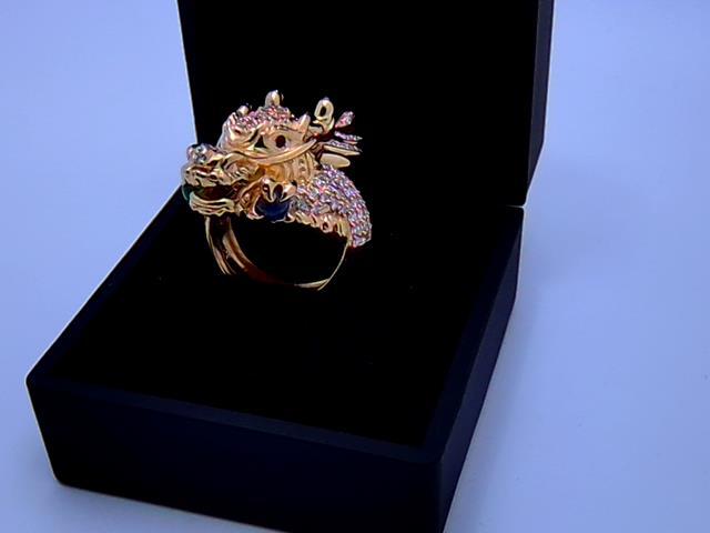 BAGUE EN OR 10KT AVEC DIAMANTS
