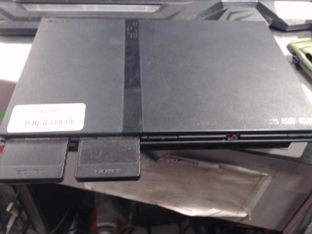 Sony ps2 slim with cables and one contro