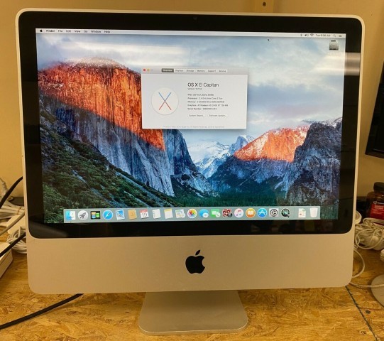 Vintage imac noir pret confiance (2008)
