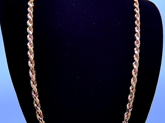 CHAINE TROSADE EN OR 14KT