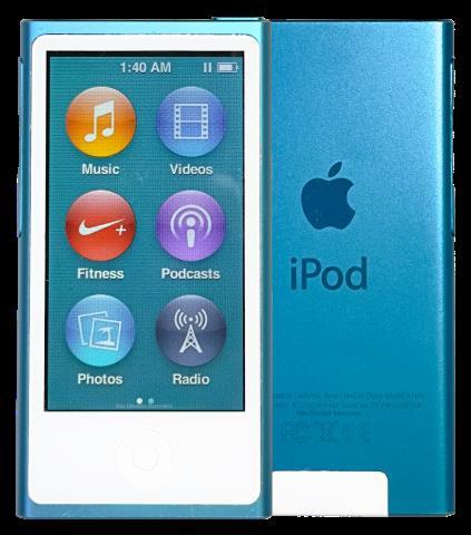 Ipod nano 7th gen teal