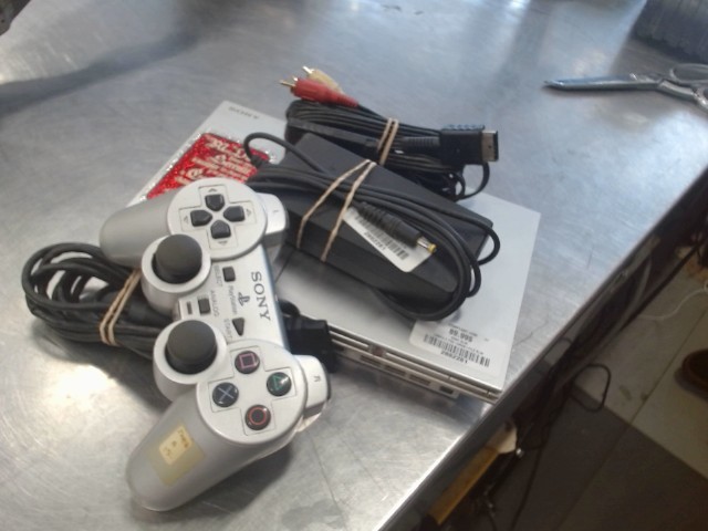 Console ps2+mane+fils slim