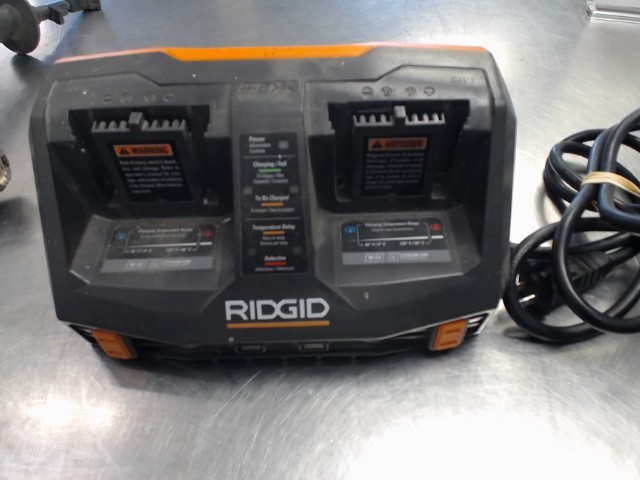 Chargeur ridgid 2-port