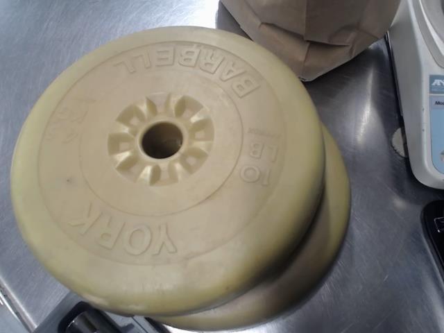 Barbell york 4.5kg 10lb x2
