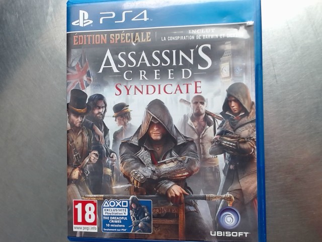 Jeu ps4 assassins creed syndicate