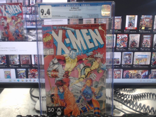 X-men comic 10/91 graded 9.4