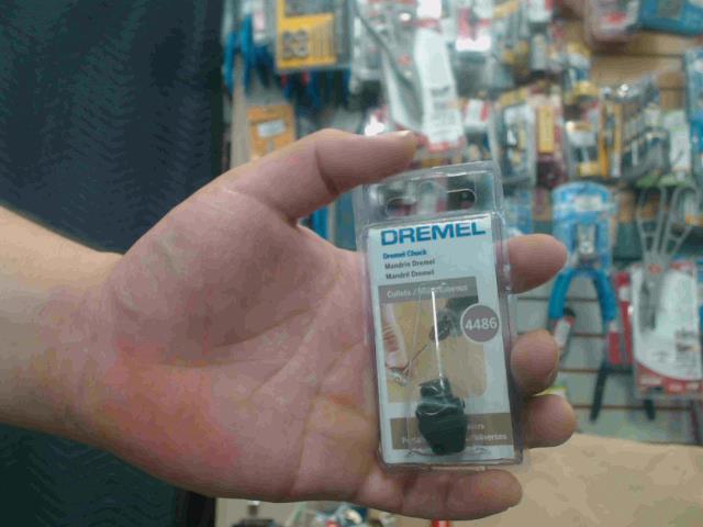 Mandrin replacement for dremel tool