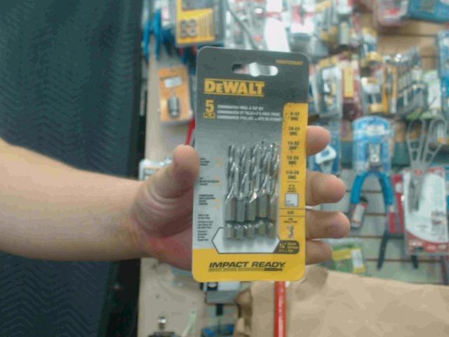 Pk 5 pcs drill and tap bit