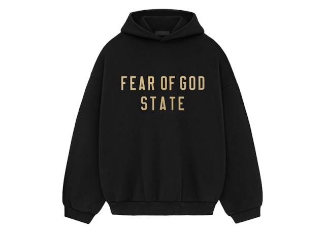 Hoodie noir enssentials fear of god
