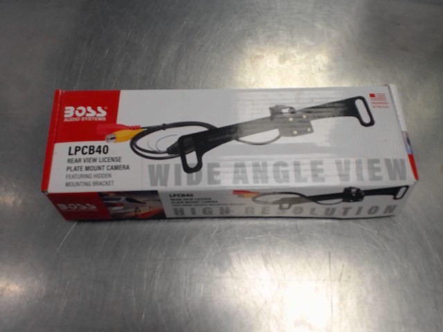 License plate camera