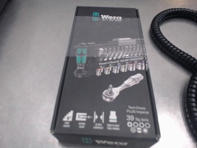 Wera tool-check plus ratchet set 39pcs