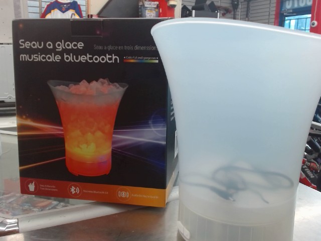 Seau a glace musicale bluetooth