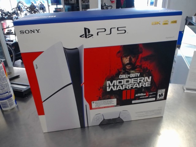 Ps5 slim disc avec fil et man ds boite