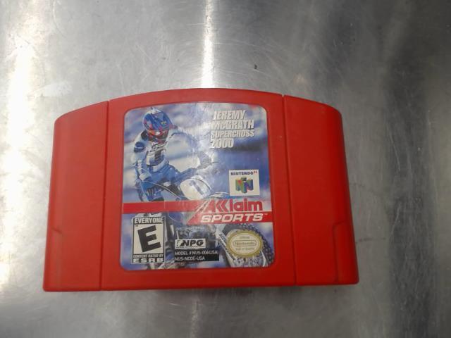 Jeu n64 jeremy mcgrath supercross 2000