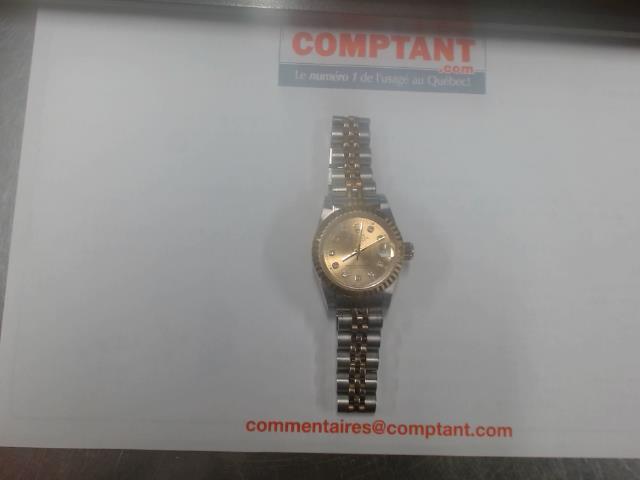 Replique rolex date just 2 tone oyster
