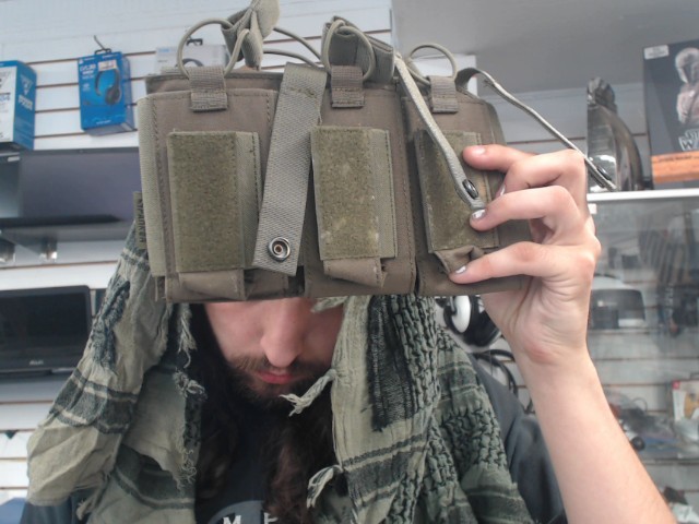 Pochet a chargeru vert airsoft