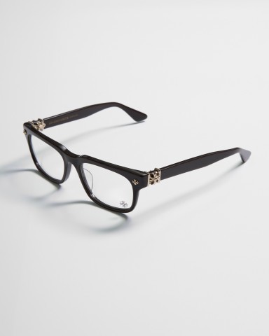 Clear lens glasses black
