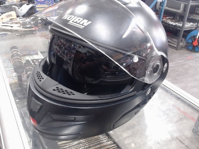 Casque de moto noir fullface